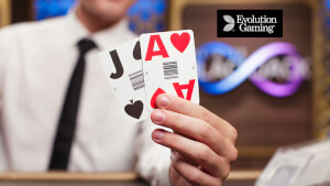 speel infinite blackjack in een live casino